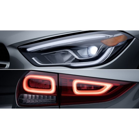 LED headlamps and taillamps