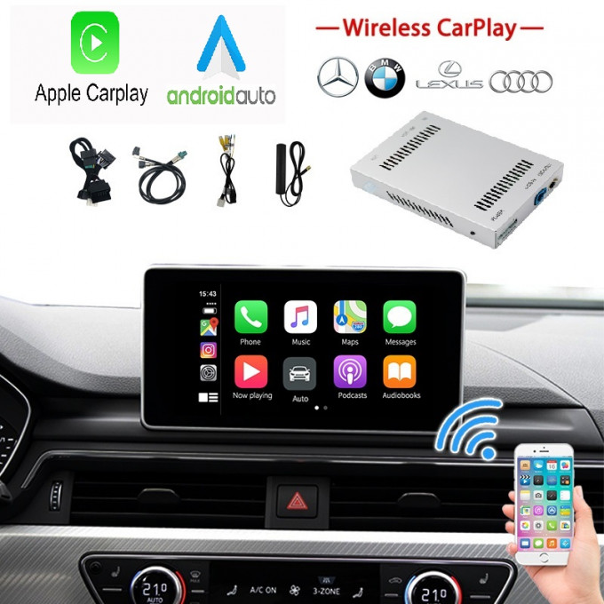 Apple CarPlay® y Android Auto para Audi A4 8W con MIB/MIB2/MIB2