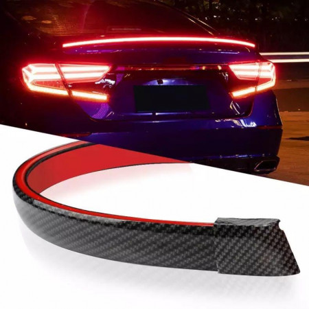 Rear Spoiler Lip [Carbon Fiber + LED)